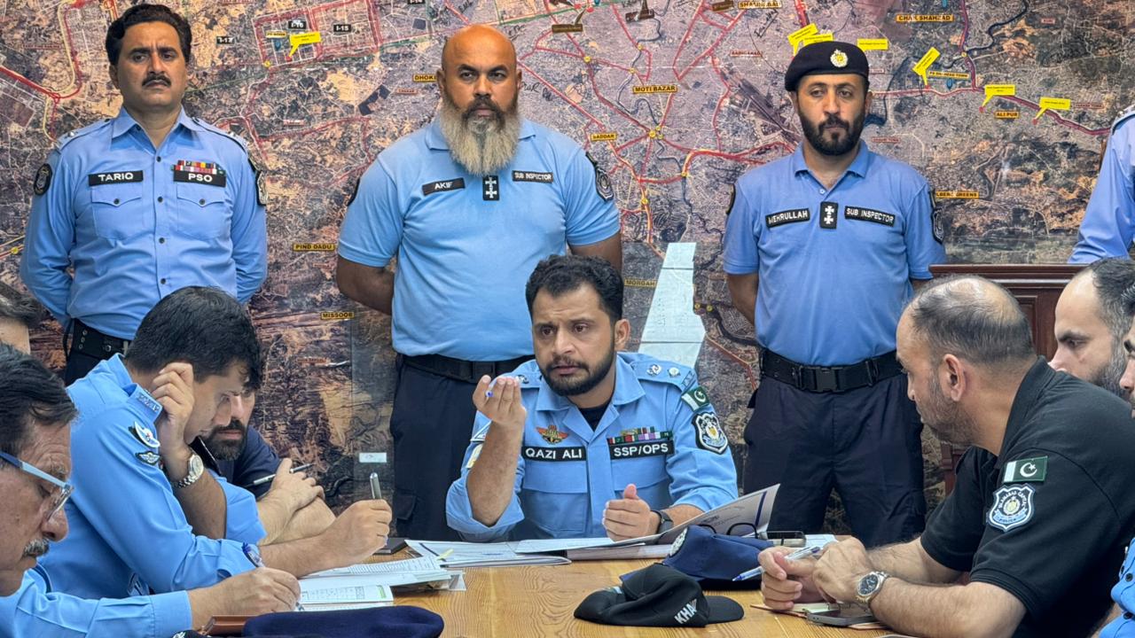 SSP Operations Islamabad Islamabad Chairs Meeting to Strengthen Field Policing, Crime Prevention and Public Safety