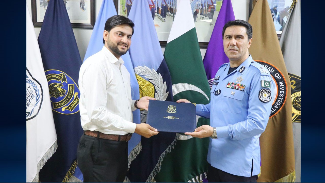 IGP Islamabad Recognizes Outstanding Performance of Police Officers
