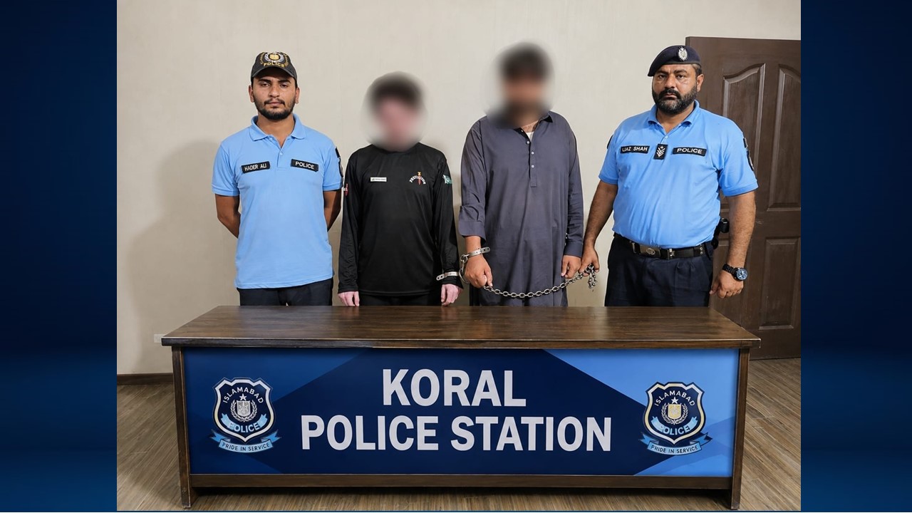 Islamabad Police Crack Down on Extortion, Two Accused Arrested Red-Handed