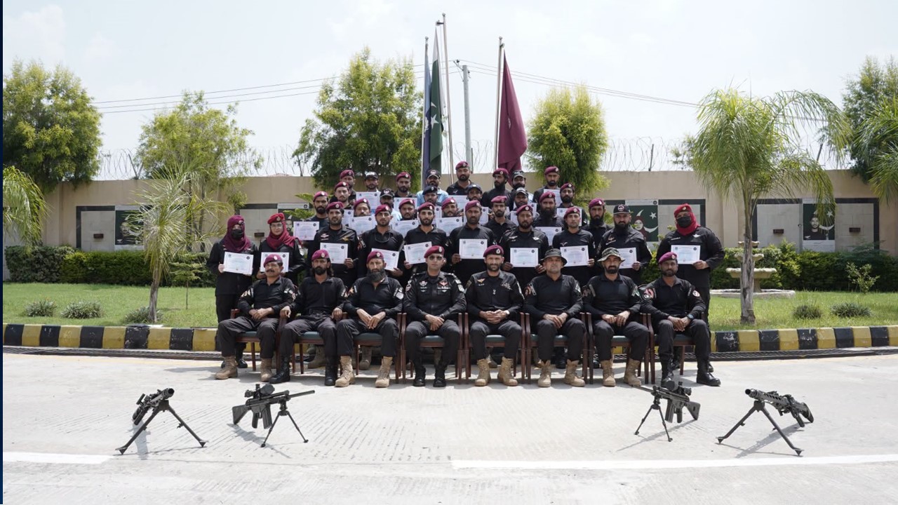 Certificates, Medals, and Awards Distributed Among Officers and officials Who Completed Specialized Training Courses at CTD Islamabad