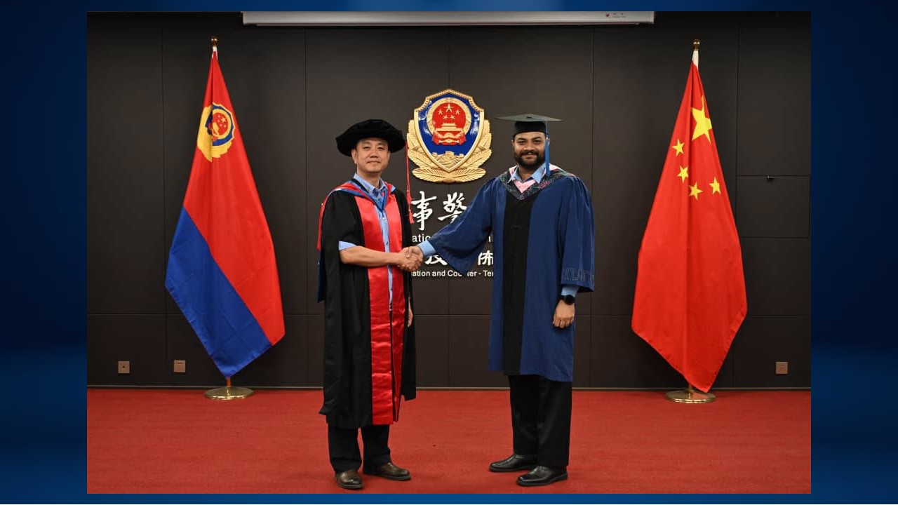 Another Distinction for Islamabad Police as ASI Muhammad Ahsan Khan Earns Outstanding Graduate Award in China