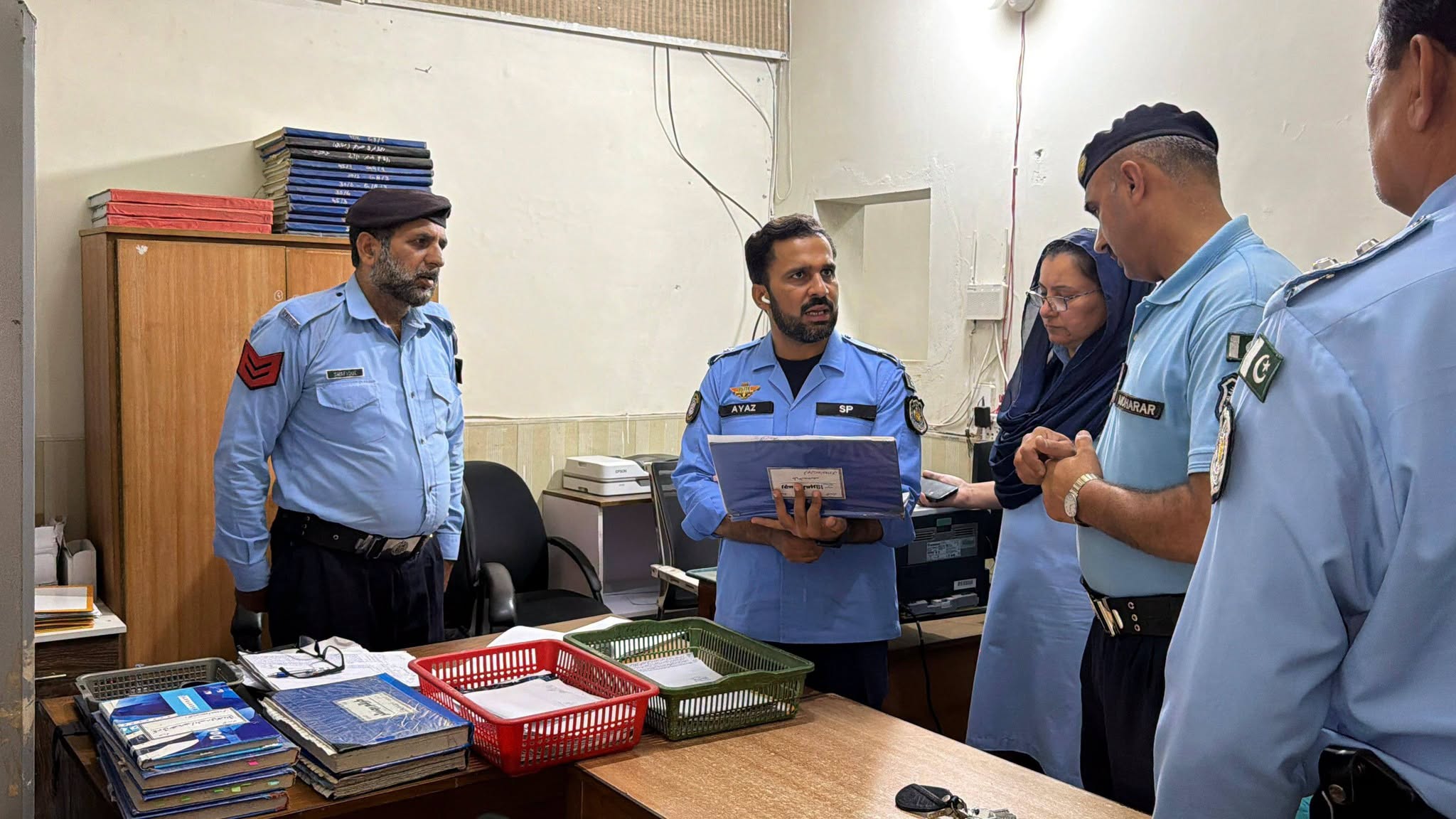 SP City Zone Dr. Ayaz Hussain visit Margalla police station