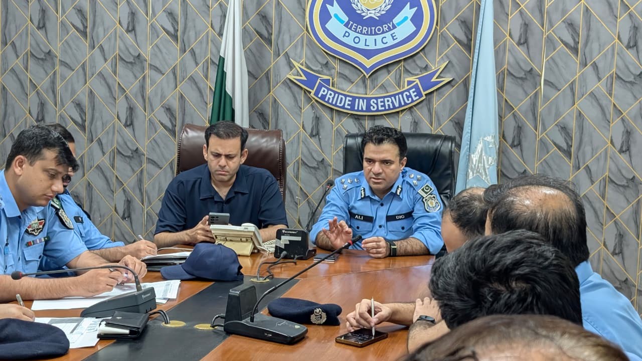 DIG Islamabad and DIG Security Review Law and Order Situation, Direct Strengthening of Security Arrangements