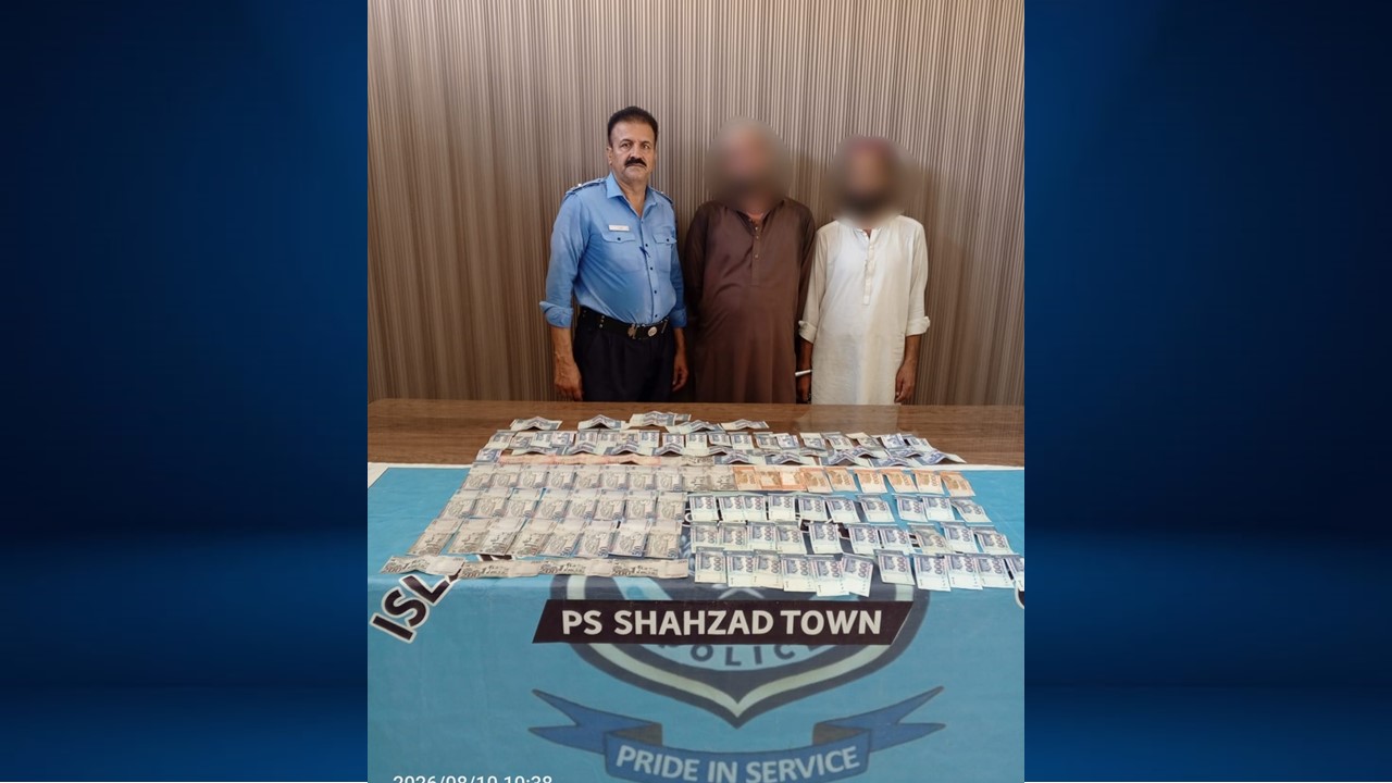 Shahzad Town police arrest pickpocketing gang, recover cash worth Rs. 1.1 Million