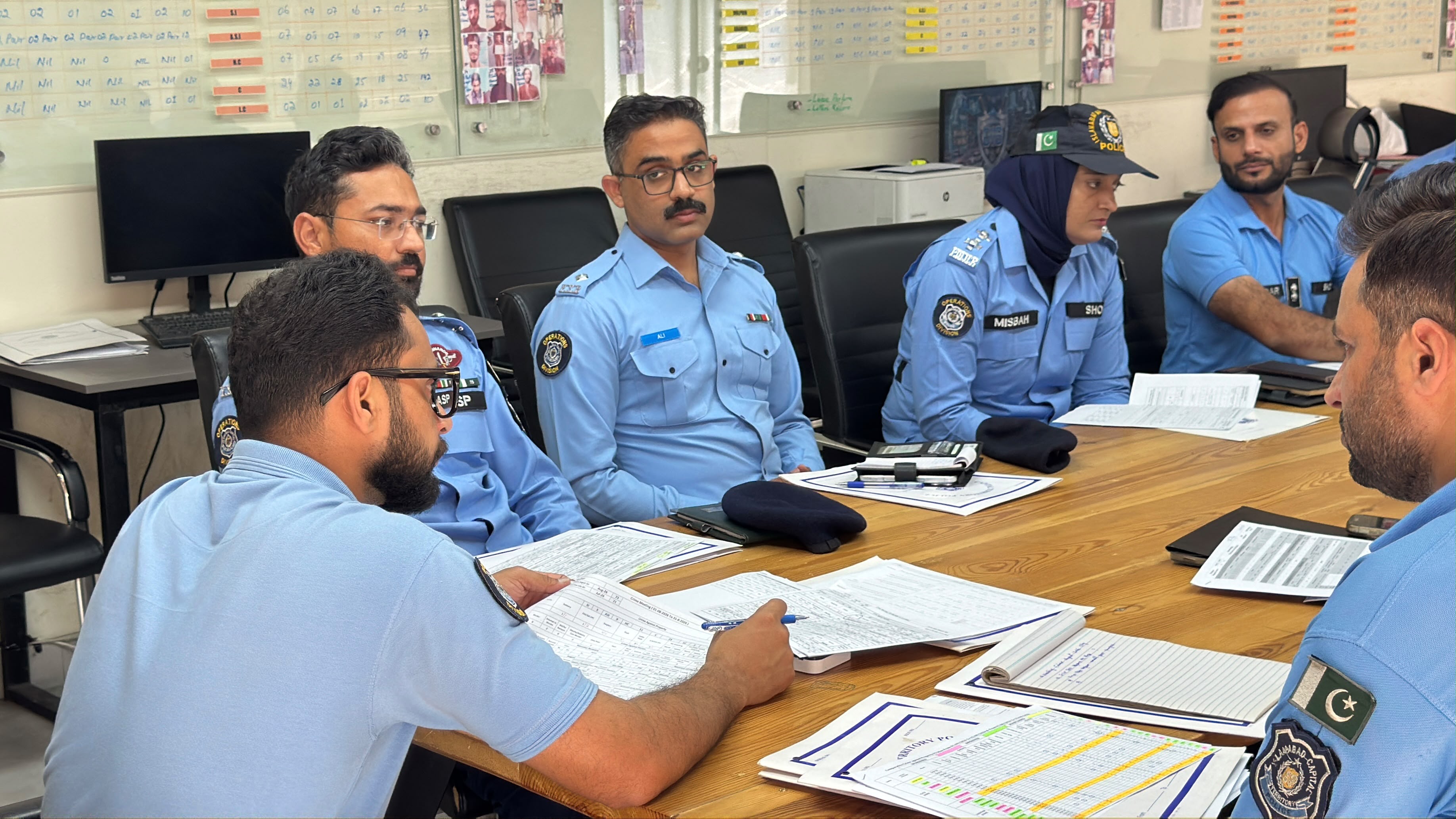SSP Operations Islamabad Chairs Meeting with City, Saddar and Sohan Zone Officers to Strengthen Crime Prevention