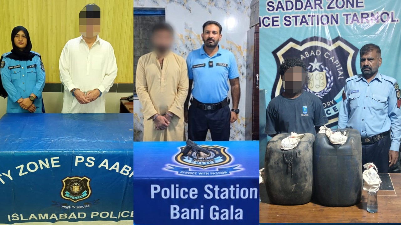 Islamabad Police Arrest 54 Criminals in Crackdown, Intensify Search and Combing Operations