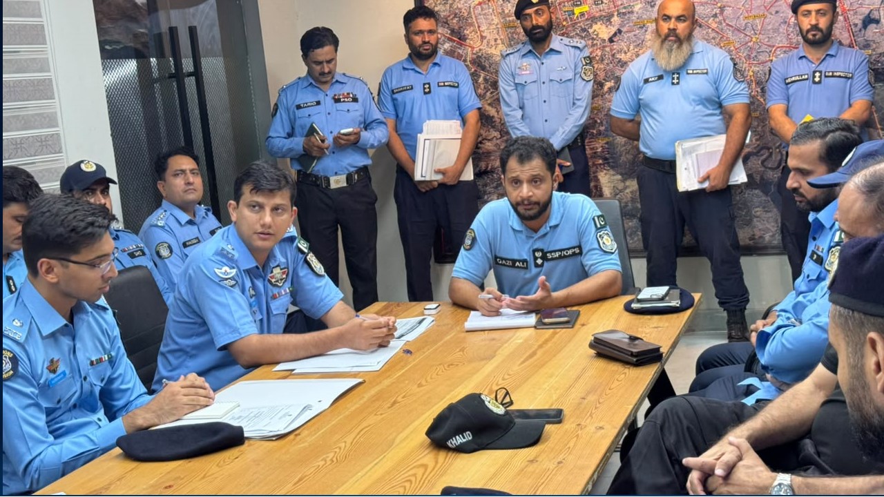SSP Operations Islamabad Chairs Meeting to Strengthen Field Policing, Crime Prevention and Public Safety