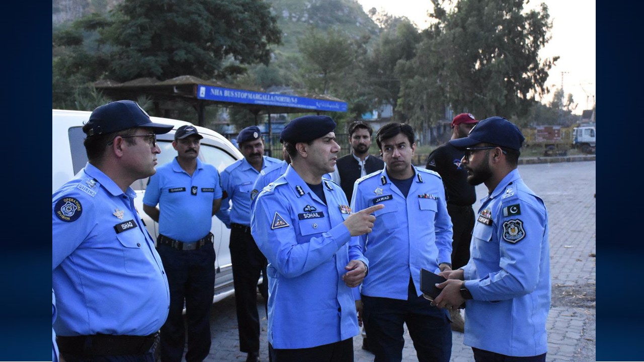 IGP Islamabad Captain (Retd.) Muhammad Sohail Chaudhry Conducts Citywide Visit; Reviews Law and Order, Field Deployment and Operational Preparedness