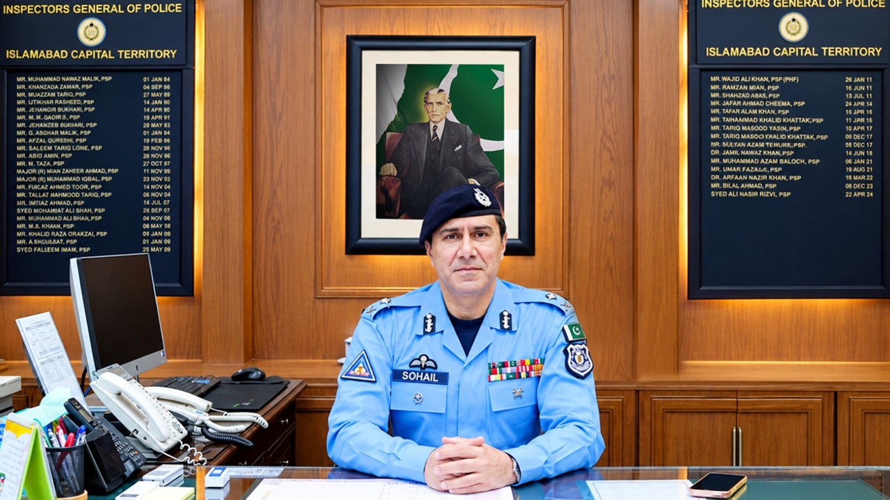 IGP Islamabad Captain (Retd) Muhammad Sohail Chaudhry Assumes Charge, Sets Clear Policing Priorities