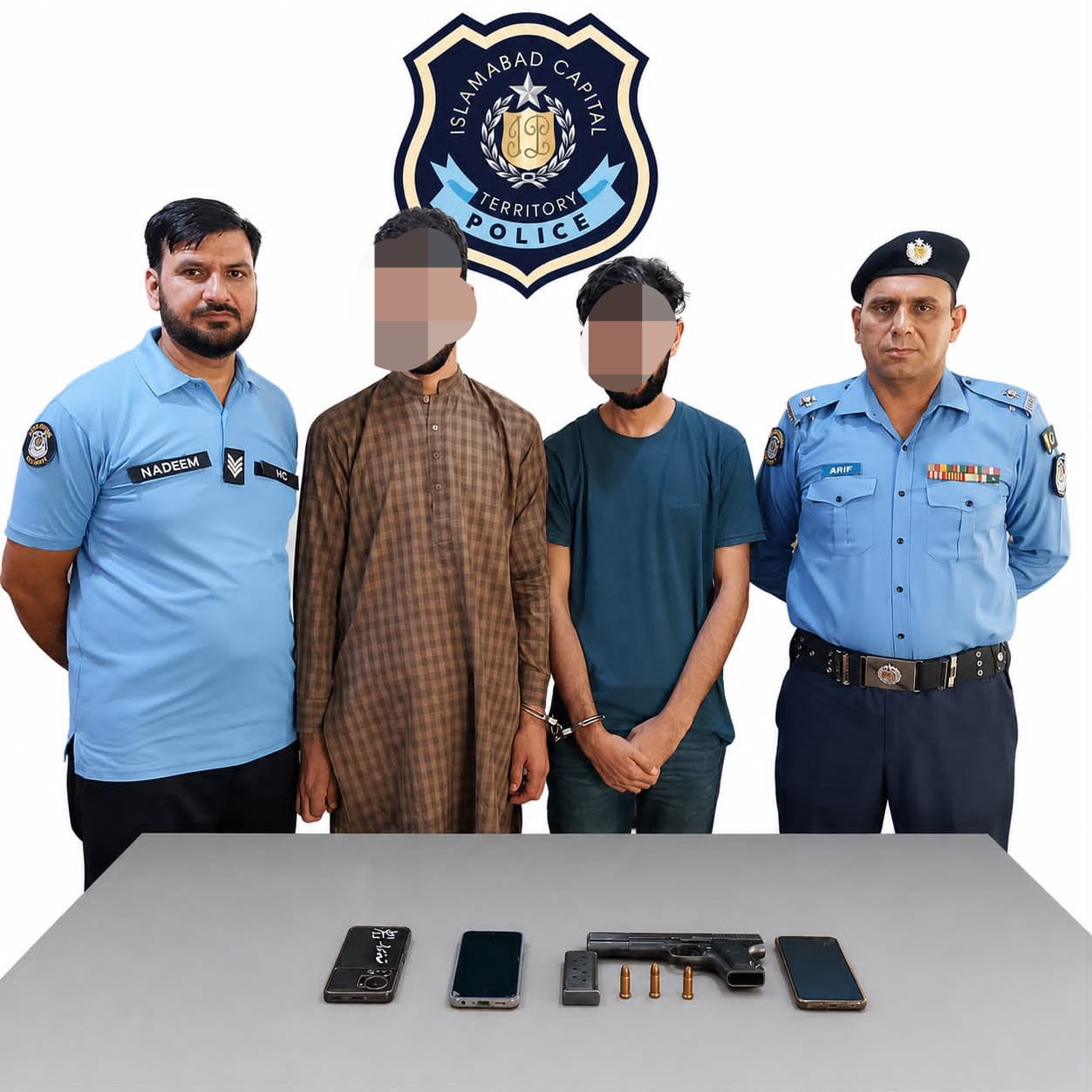 Seven accused involved in thefts targeting hospital attendants arrested by Islamabad Police