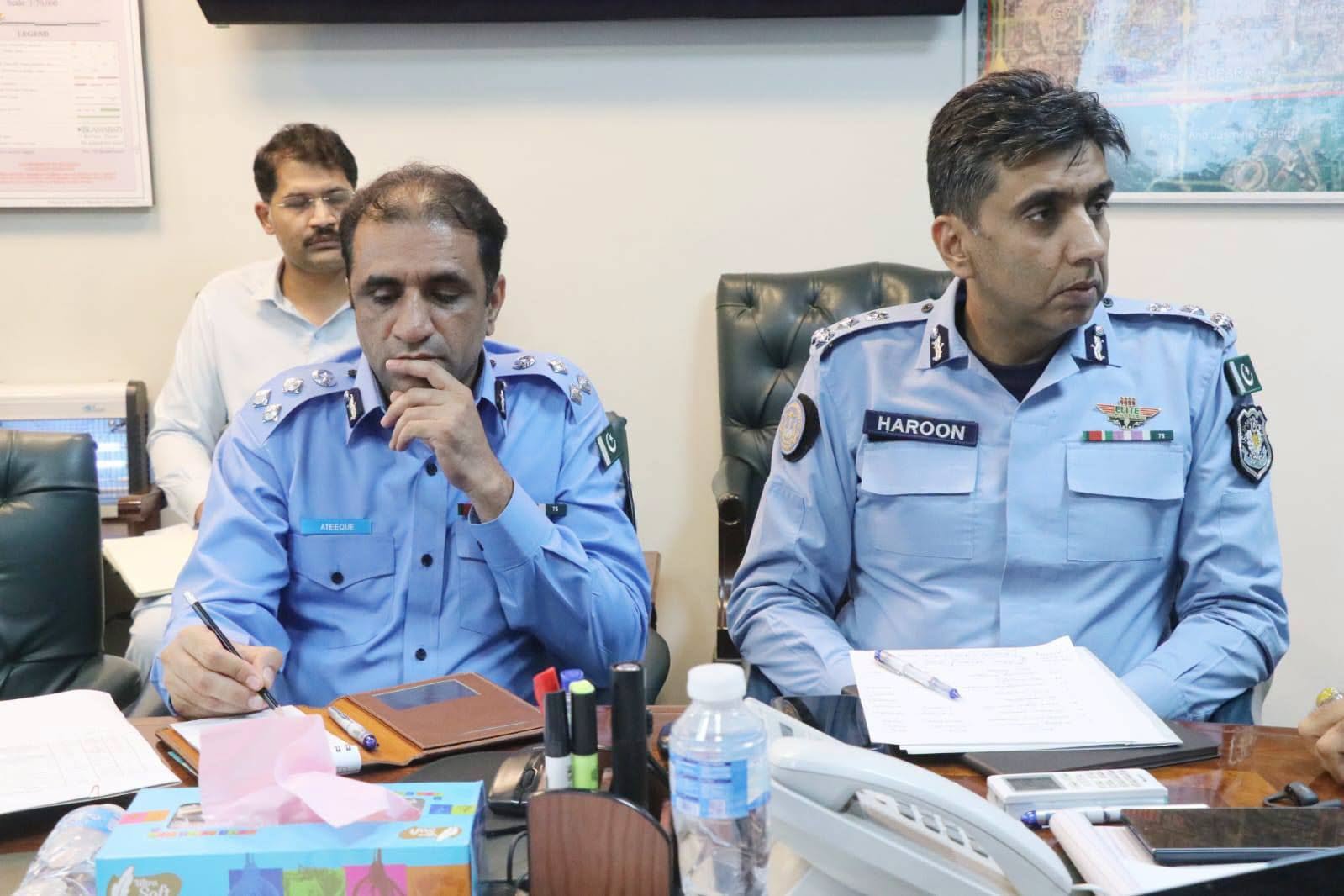 IGP Islamabad reviews public service delivery, recruitment transparency, security measures, and modern policing