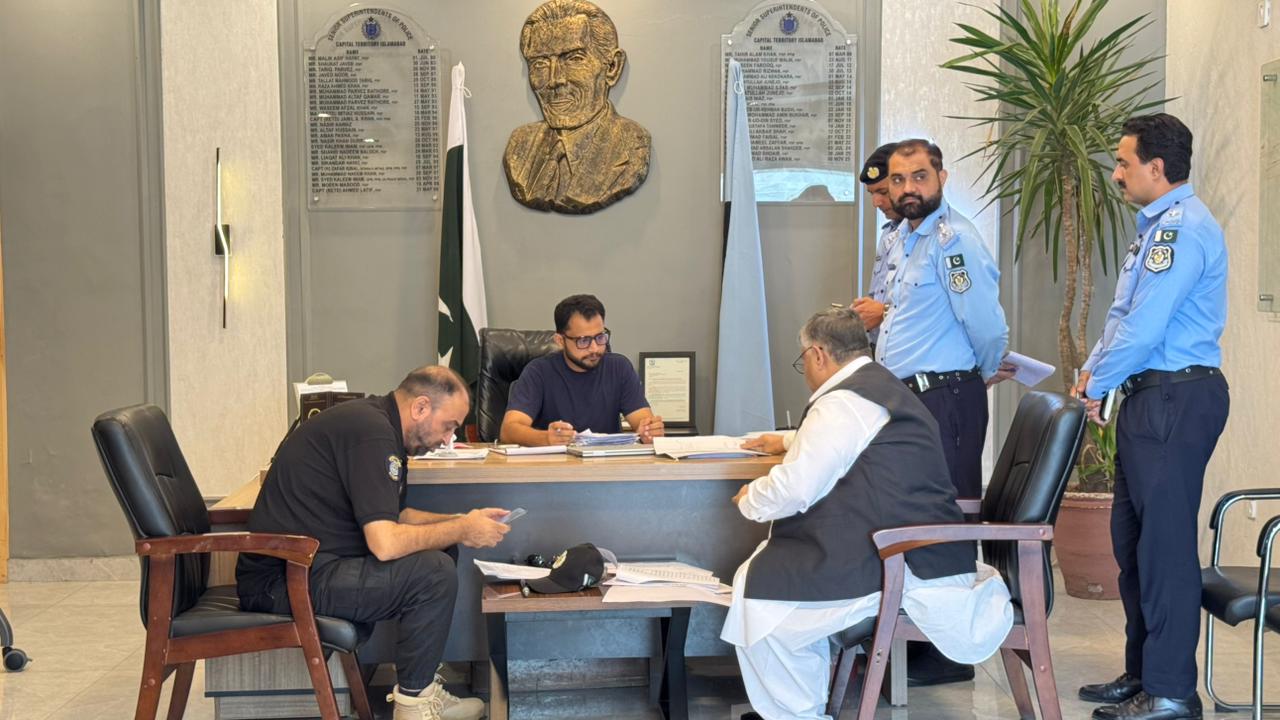 SSP Operations Islamabad holds open court to resolve public grievances