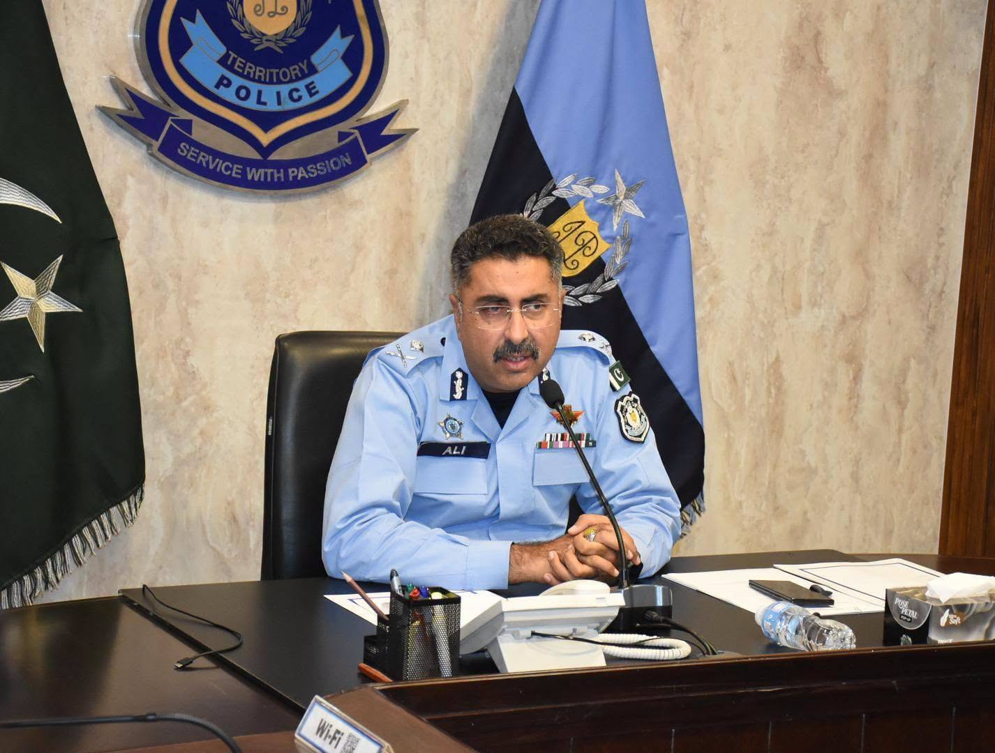 IGP Islamabad reviews crime prevention strategy, investigation progress, and public safety measures