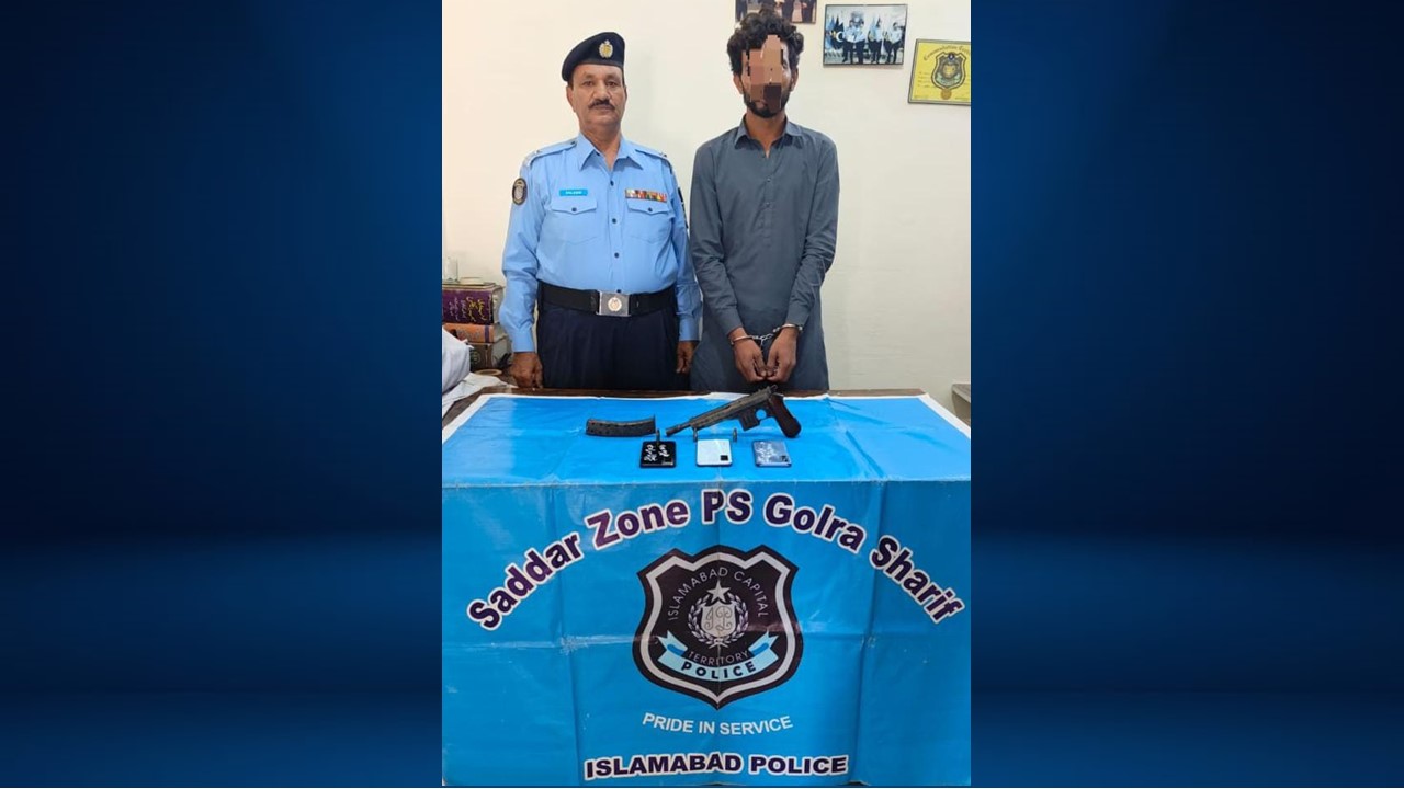 Islamabad Police arrest 23 Accused; Drugs and Illegal Weapons Recovered